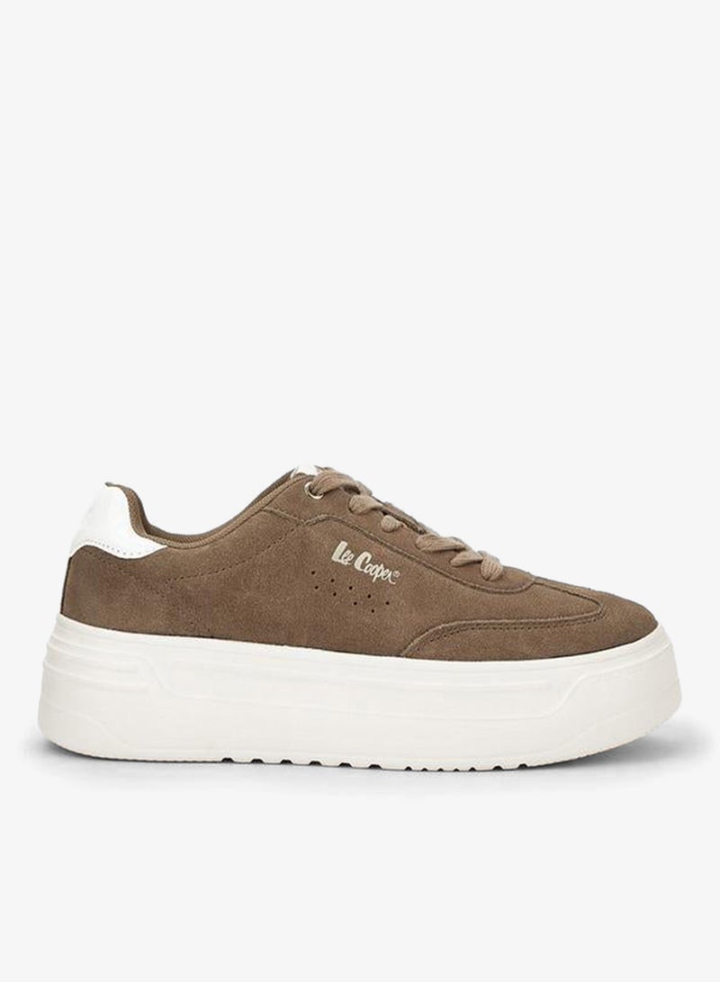 Lee Cooper Women's Textured Lace-Up Sneakers - Image 2